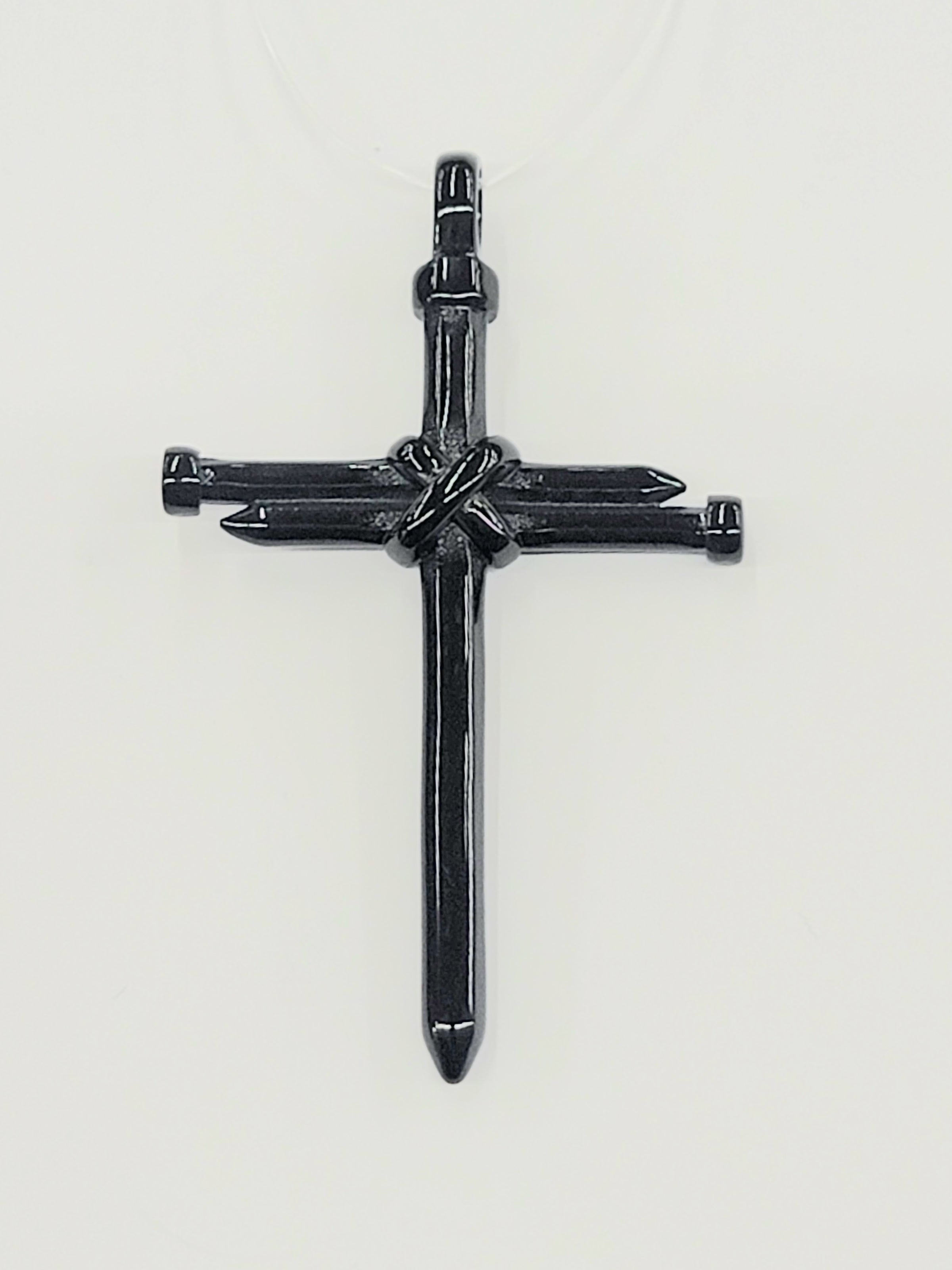 PEND-Nail Cross Black Steel