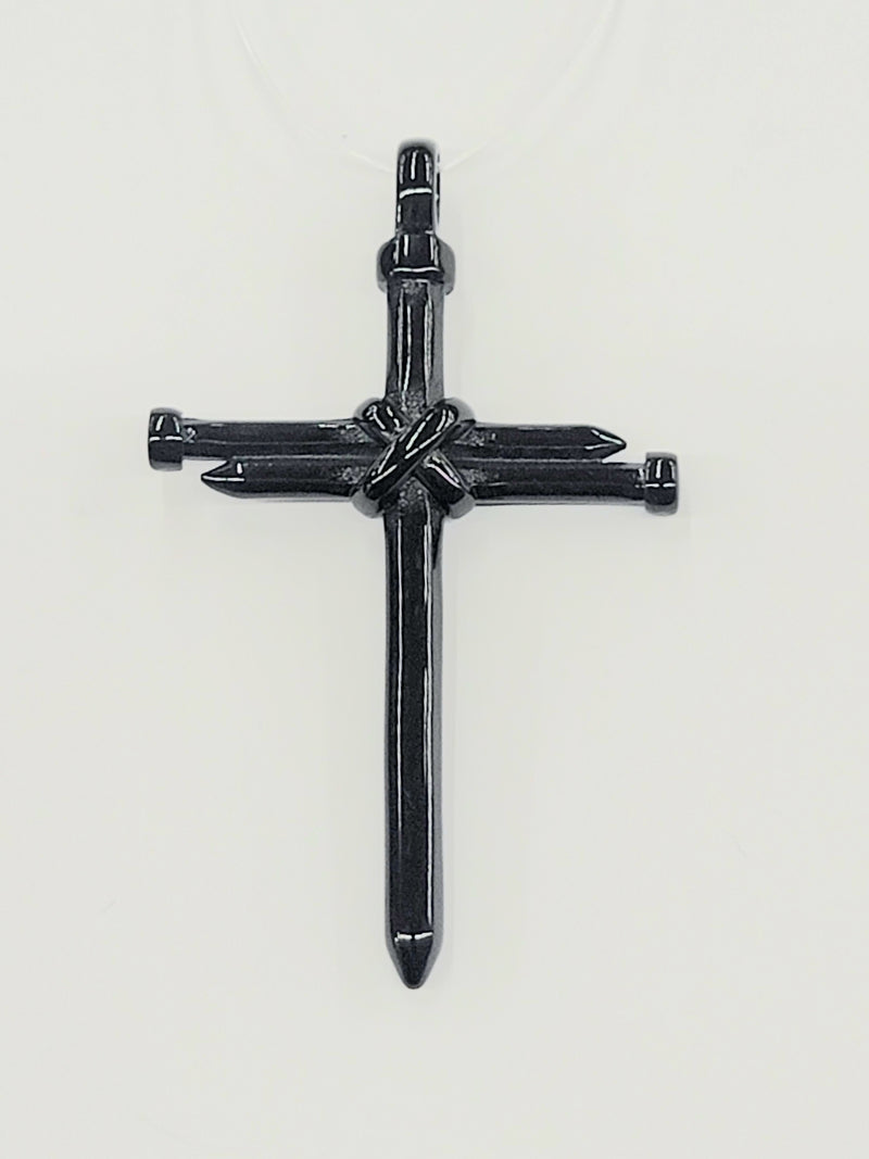 PEND-Nail Cross Black Steel