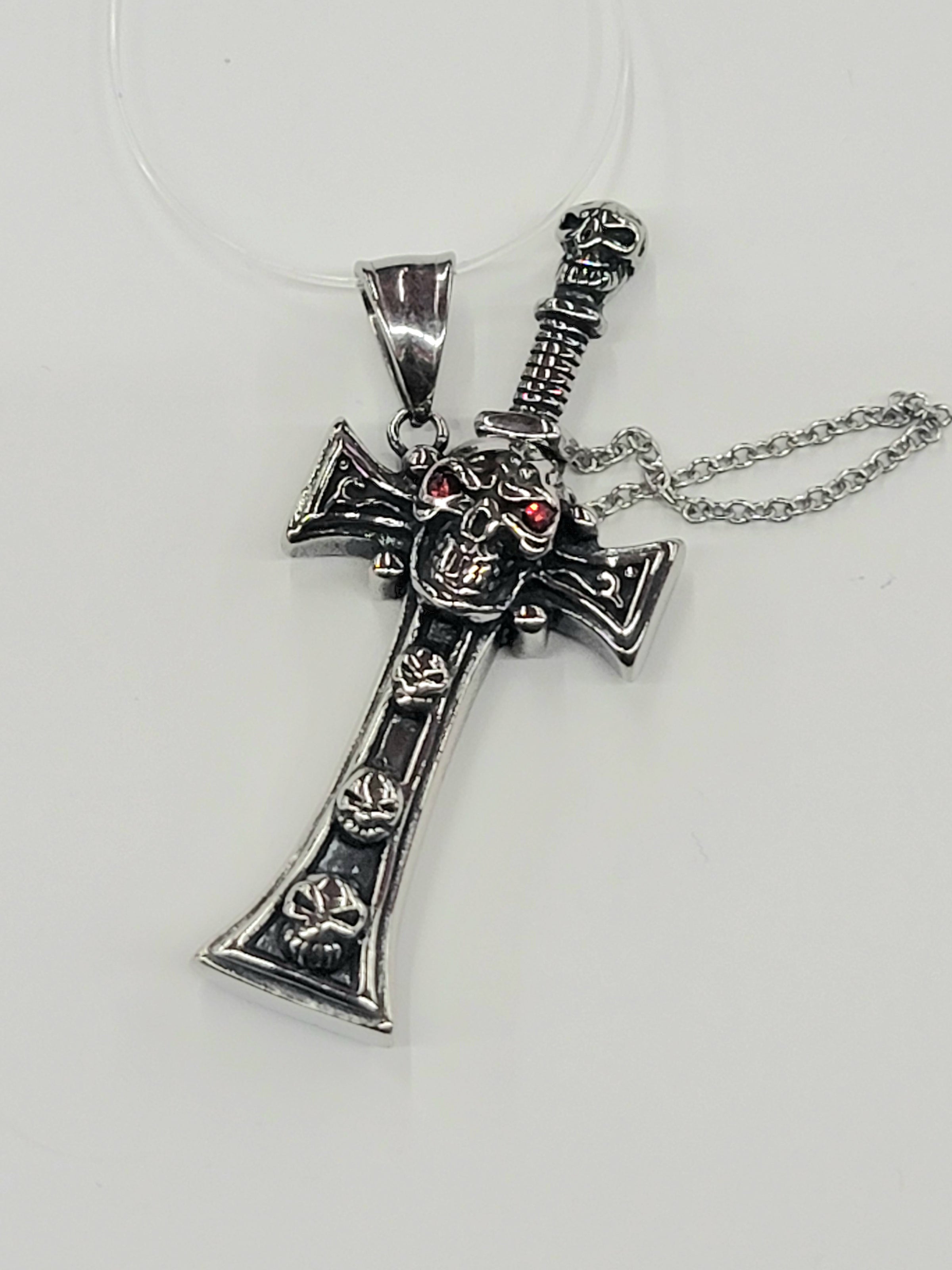 PEND-Cross w/hidden dagger