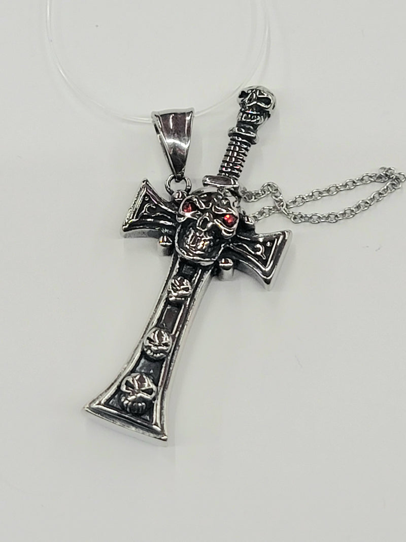 PEND-Cross w/hidden dagger