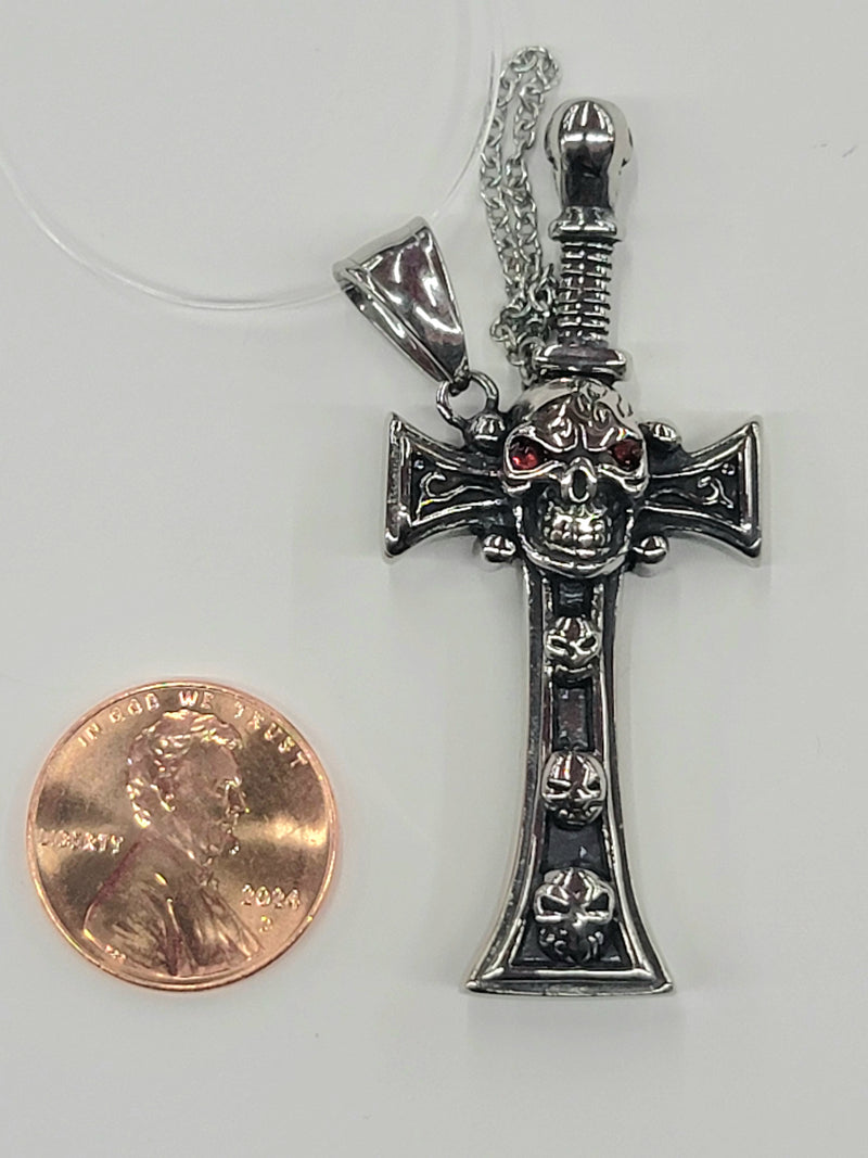 PEND-Cross w/hidden dagger