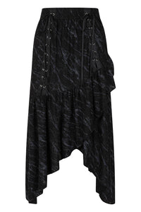 Dark Angel Lace Up Skirt