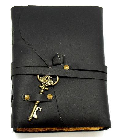 LTHR Journal Soft Black w/Key