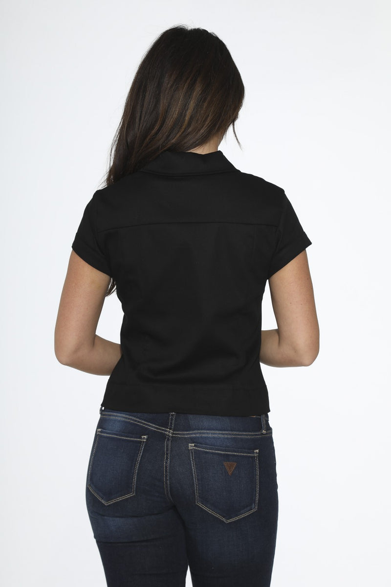 Black Gothic Rope Top