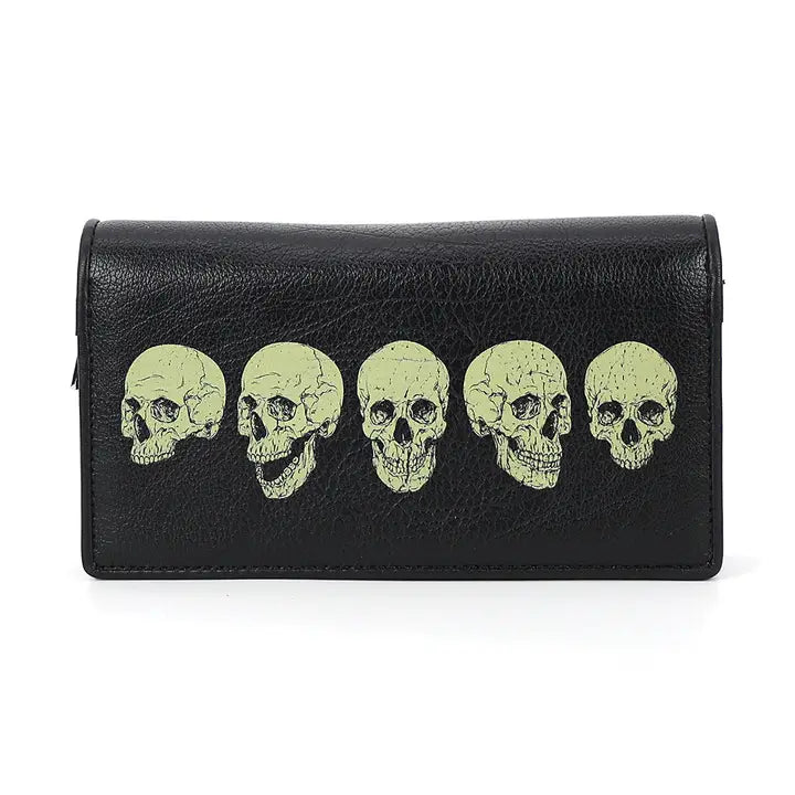 Glow In The Dark Skulls Wallet