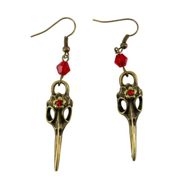 ER-Steampunk Bird Skull Brass
