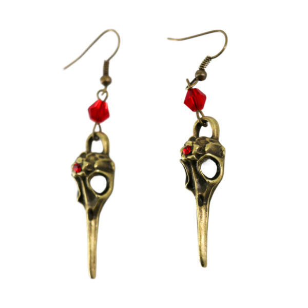 ER-Steampunk Bird Skull Brass