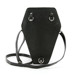 Metallic Cross Coffin Bag Purse