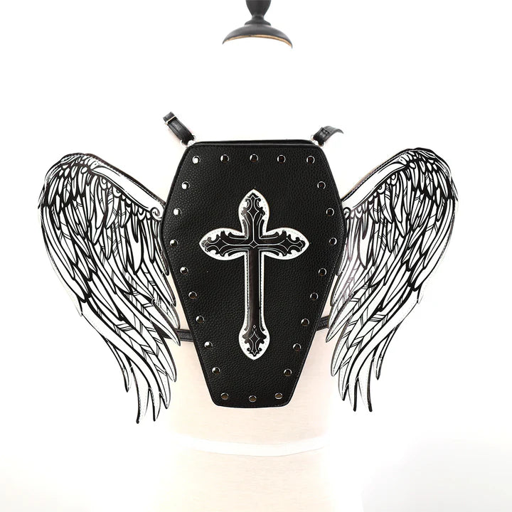 Glow Coffin Bag/B.Pack w/wings