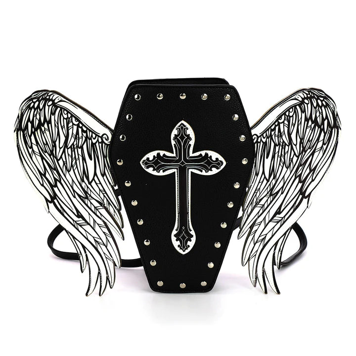 Glow Coffin Bag/B.Pack w/wings