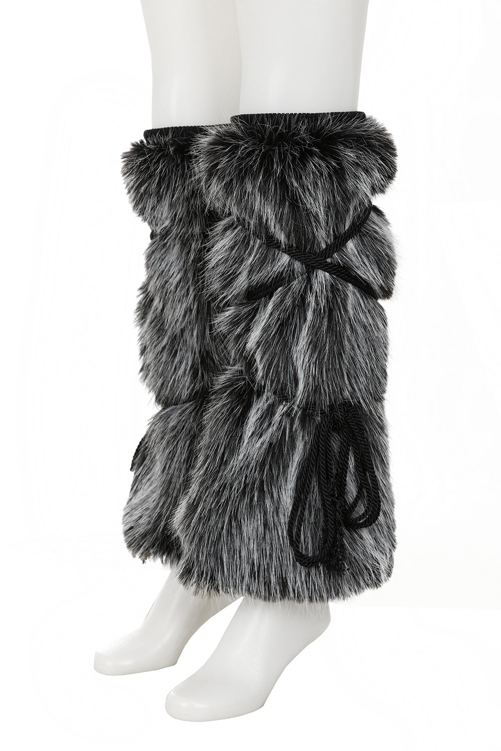 Fuzzy Leg Warmer Grey