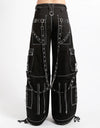 Interlace Pant Blk/Silver