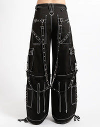 Interlace Pant Blk/Silver