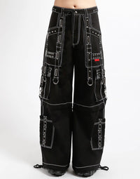 Interlace Pant Blk/Silver
