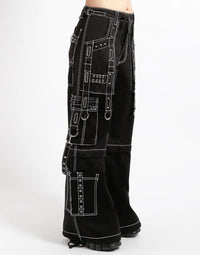 Interlace Pant Blk/Silver