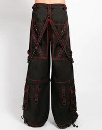 Super Stud Pant Blk/Red Stitch