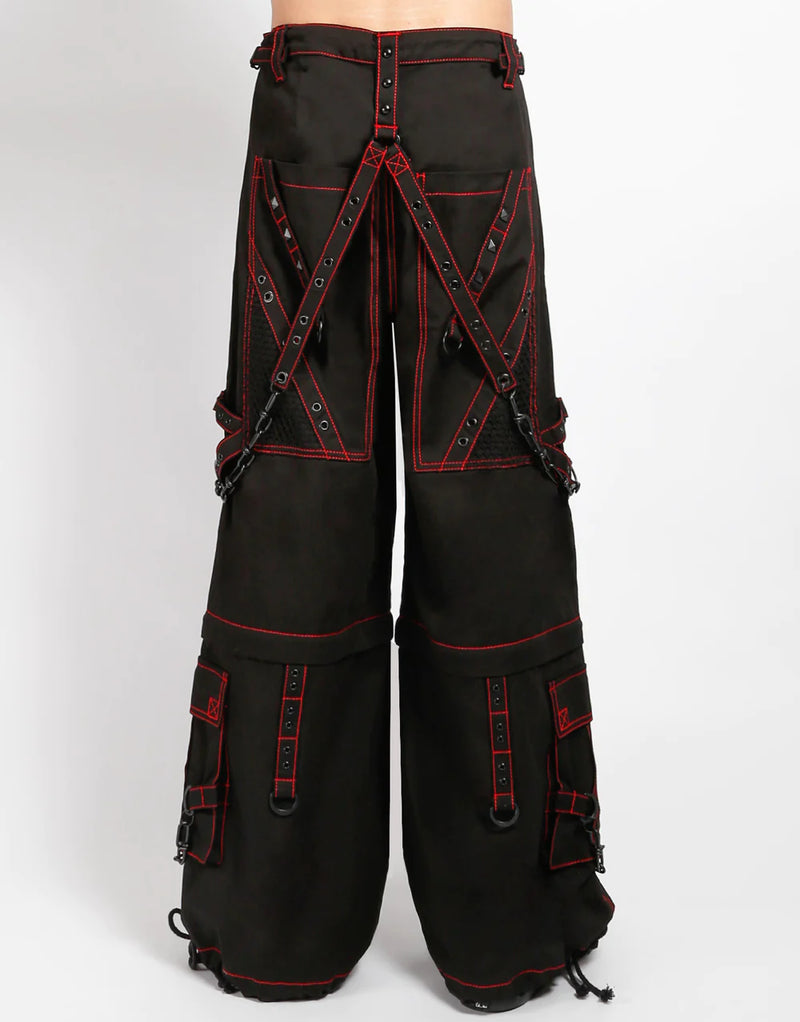 Super Stud Pant Blk/Red Stitch