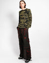 Super Stud Pant Blk/Red Stitch