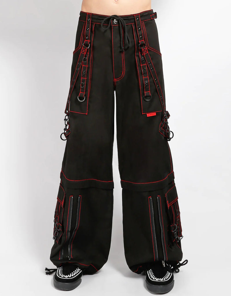 Super Stud Pant Blk/Red Stitch