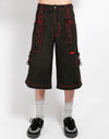 Super Stud Pant Blk/Red Stitch