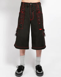 Super Stud Pant Blk/Red Stitch