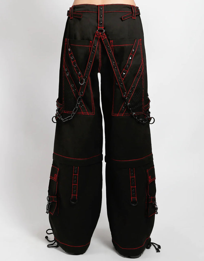 Super Stud Pant Blk/Red Stitch