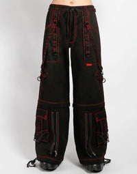 Super Stud Pant Blk/Red Stitch
