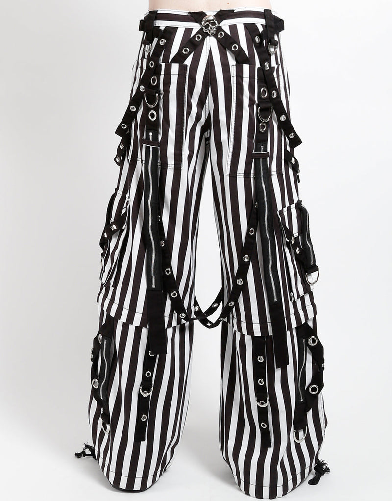 Tripp Nyc Power Stripe Pant Black White XXS