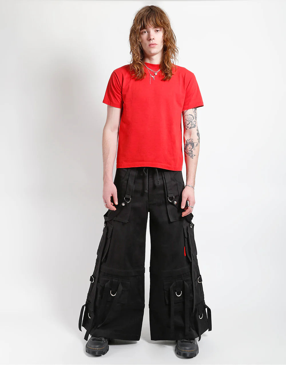 Ring Strap Pant Blk