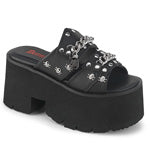 ASHES-08 Chunky Heel Cut Out Pl