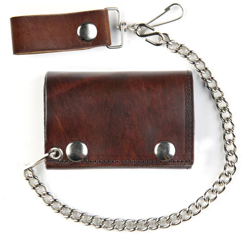 Antique Brown Trifold