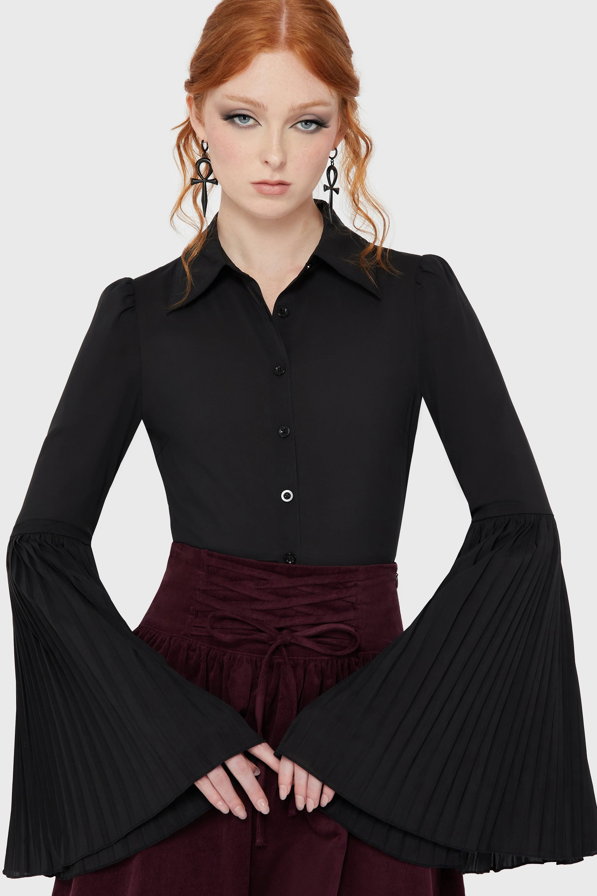 Alexandra's Mourning Shirt Blk