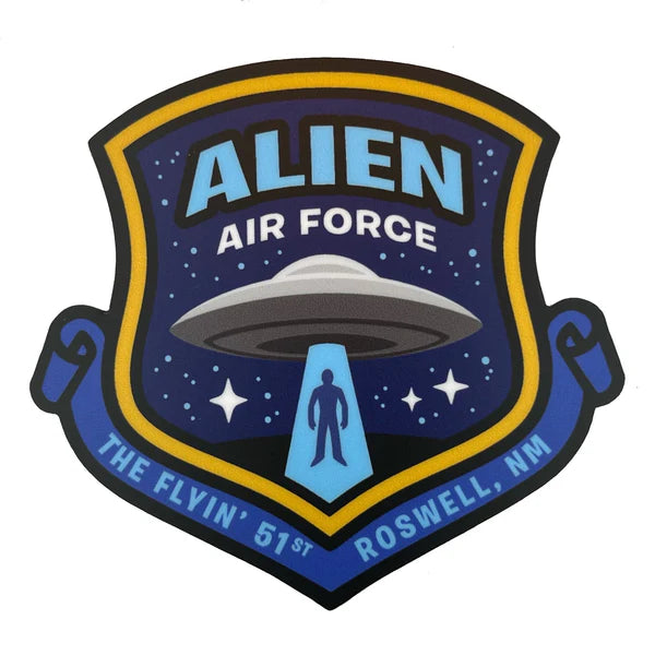 Alien Air force Miltary Sticker