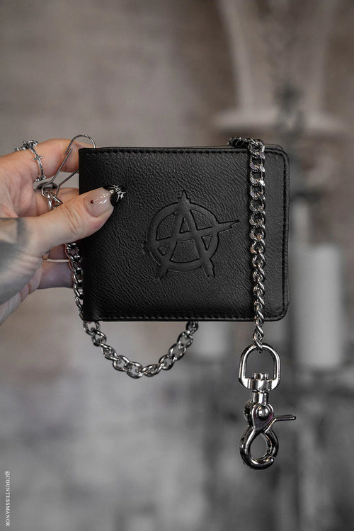 Anarchy Emboss BiFold W/ Chain