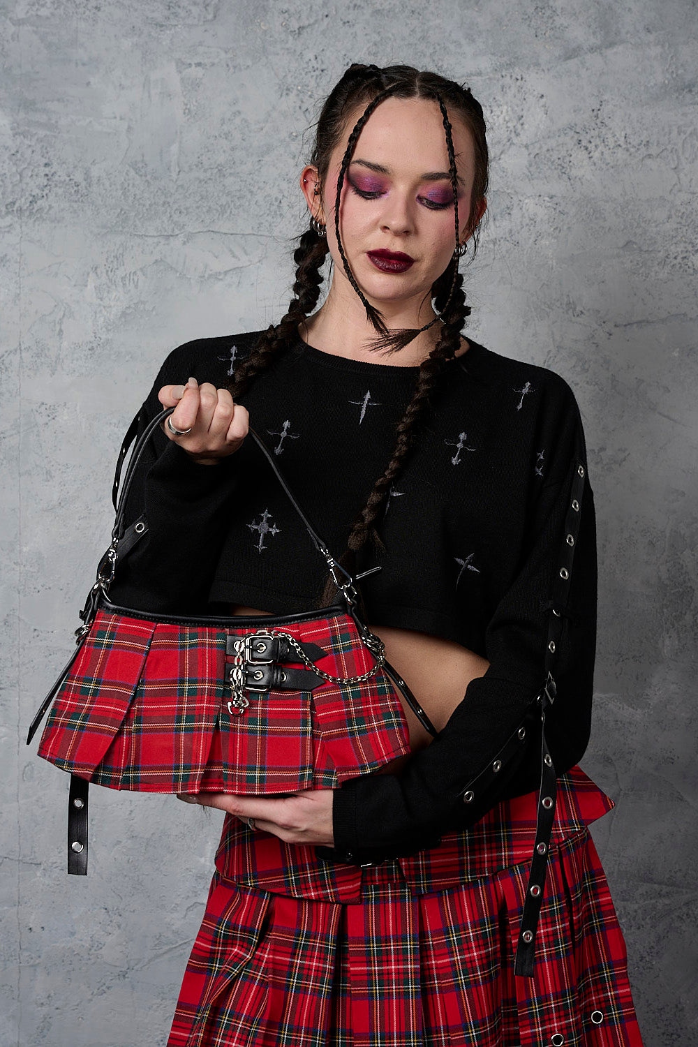 Anarchy Kilt Bag Red