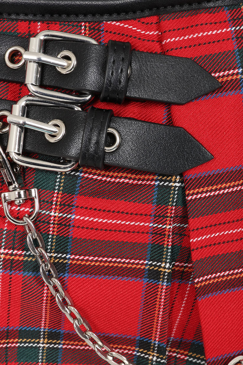 Anarchy Kilt Bag Red