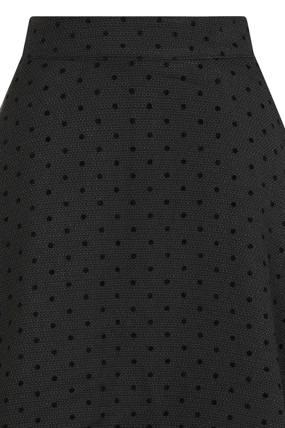 Annie Rose Spot Skirt Blk