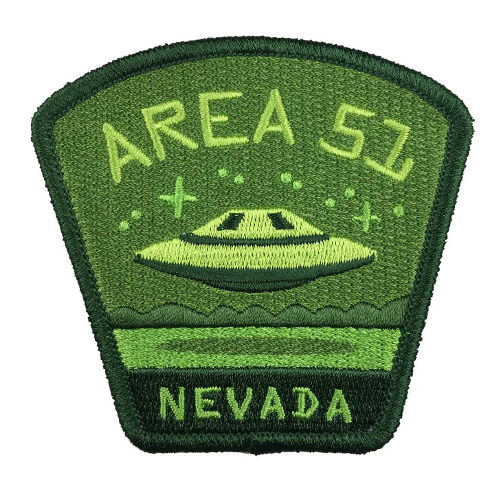 Area 51 Nevada UFO Travel Patch