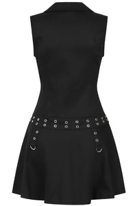 Astrid Black Buckle Dress