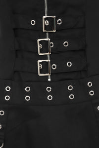 Astrid Black Buckle Dress
