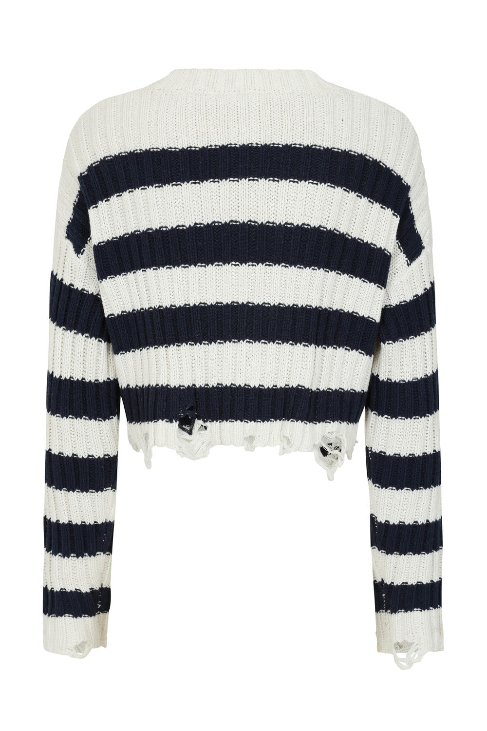 Astrid Knit Sweater Navy/White