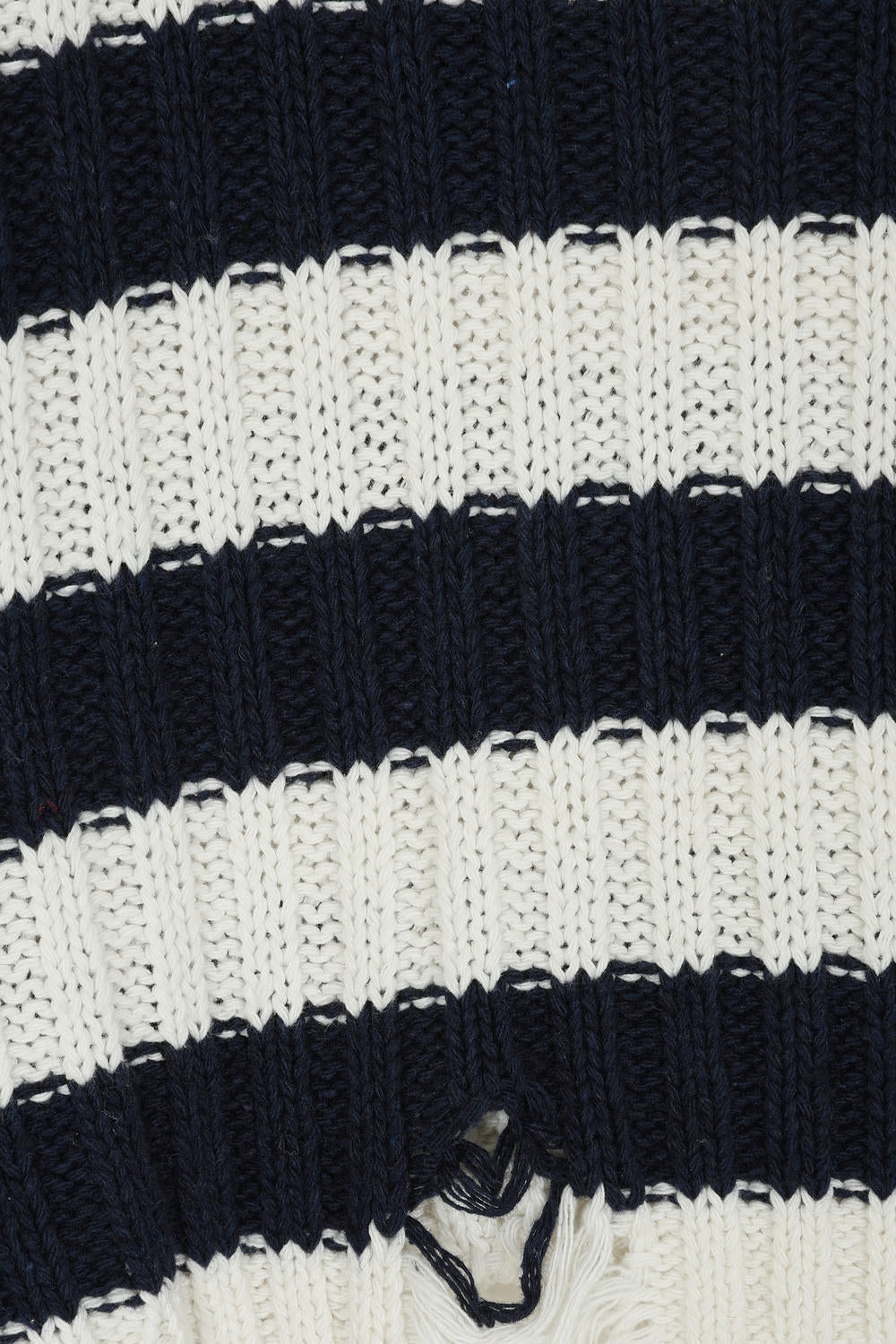 Astrid Knit Sweater Navy/White