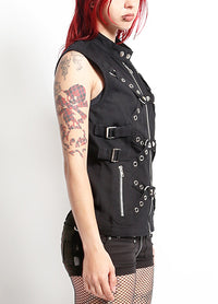 X Strap Power Vest Blk