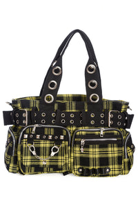 Handcuff Pocket Yellow Plaid