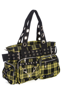 Handcuff Pocket Yellow Plaid