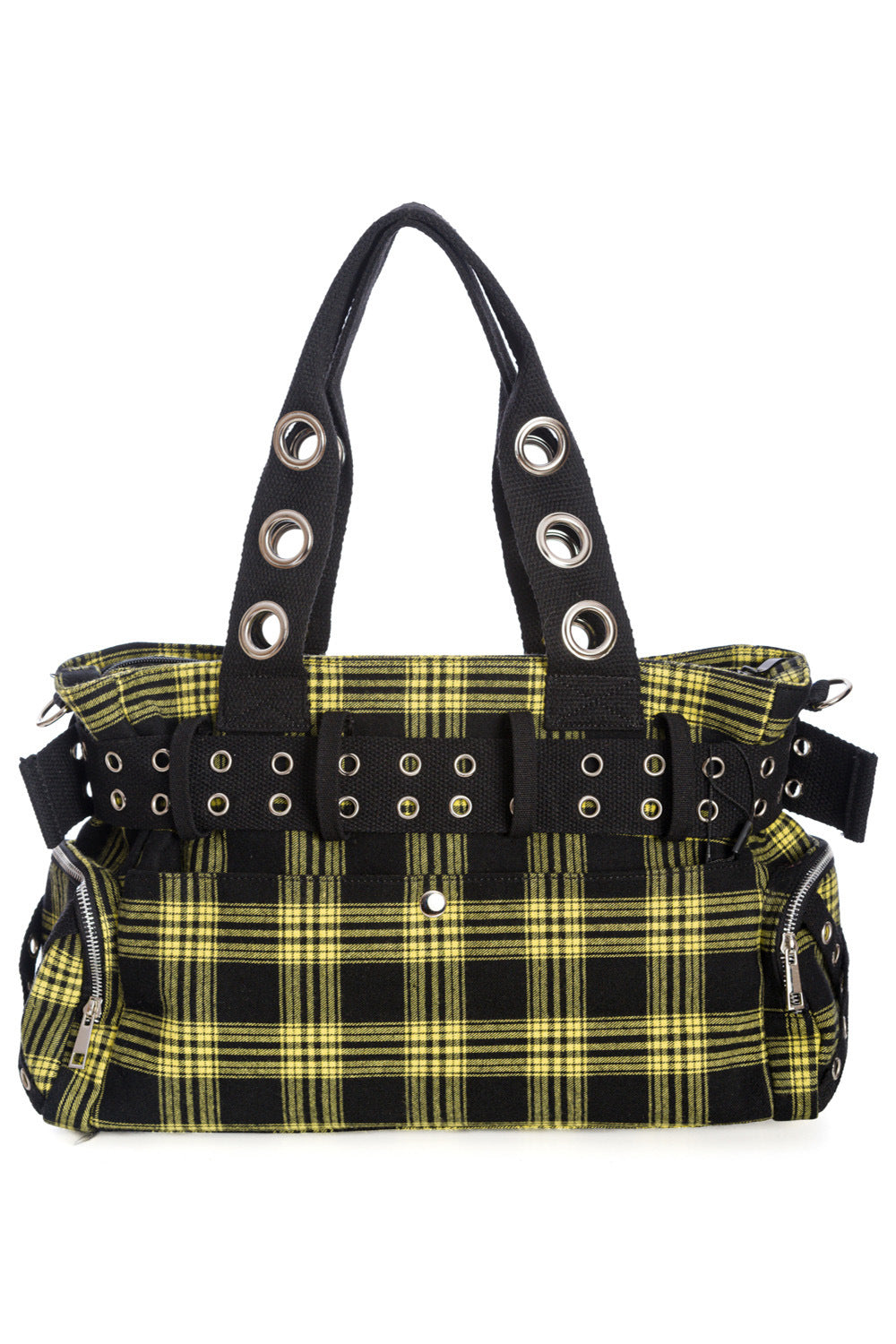 Handcuff Pocket Yellow Plaid