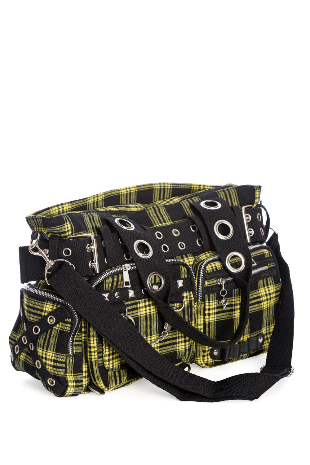 Handcuff Pocket Yellow Plaid