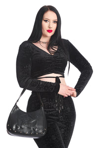 White Magic Skull Shoulder Bag