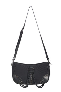 Earthwoem Chain Blk Handbag