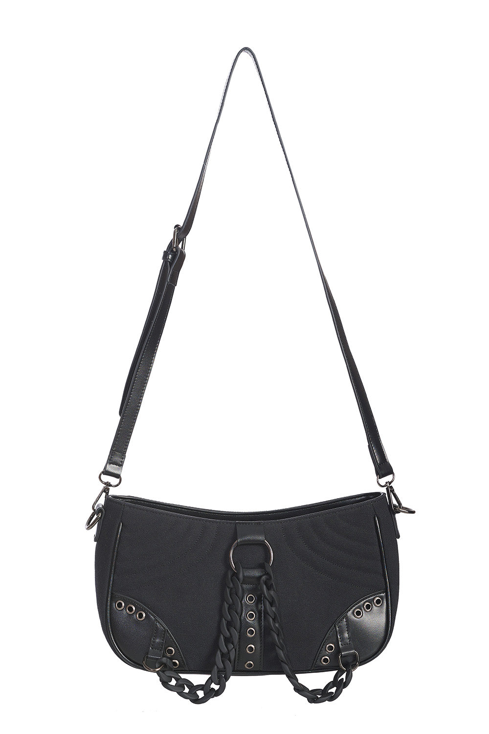 Earthwoem Chain Blk Handbag